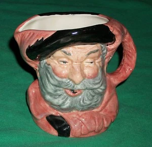 1949 ROYAL DOULTON SIR JOHN FALSTAFF HAND MADE TOBY FACE MUG WINE BIBBER GLUTTON - Picture 1 of 6