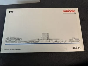 Märklin 46824 Schwerlast-Set Papier Glättzylinder Neuwertiger Zustand in OVP - Picture 1 of 2