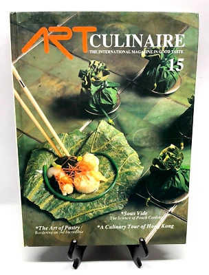 Art Culinaire 15 Winter 1989/90 Franz Mitterer Recipes Chinese Dim Sum Sous Vide - Image 1 of 4