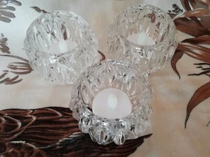 Set de 3 portavelas de cristal - Imagen 1 de 2