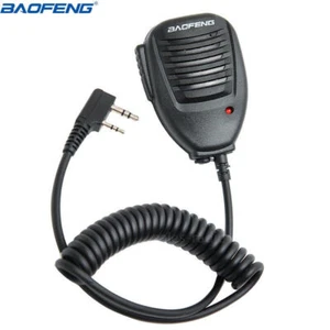 2-pinowy mikrofon głośnikowy PTT do BaoFeng UV-5R UV-5RE DM-5R Walkie Talkie MIC - Zdjęcie 1 z 7