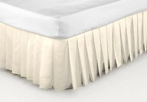 Cuchillo Plisado Fácil Ajuste En Crema Cama King Talla 152cm x 198cm x 41cm Gota - Imagen 1 de 3