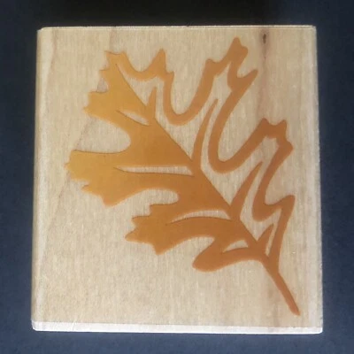 Новый Delta резиновый Stampede дуб лист осень осень деревянный смонтированный штамп A2206E - Изображение 1 из 4