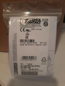 20 pk-Phoenix Contact Connector - 16 42 18 2 / NEW Q 1, 5/4IDC/24-24KU-KU BK PE - Picture 1 of 2