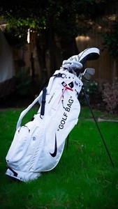 Nike Sport Lite “GOLF BAG” Off-White Inspired Golf Bag W/ Zip Tie Nike Stand Bag - Picture 1 of 3