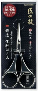 Green bell Takumi No Waza Carbon Steel Scissors For NOSE HAIR G-2101 - Picture 1 of 4