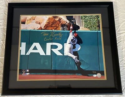 FIRMADO 2009 #48 LA Angels Torii Hunter jonrón robo captura - ¡¡RARO!!! Foto 1 de 4