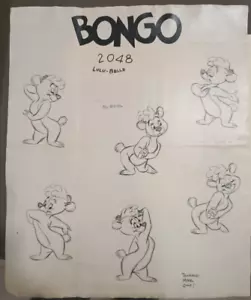 Foglio modello foto originale Disney's ""Fun & Fancy Free"" 1947 Lulu-Belle - Foto 1 di 1