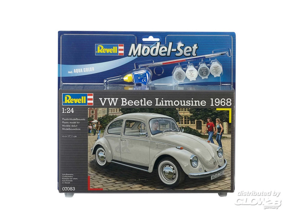 Revell: Model Set VW Beetle Limousine 68 in 1:24 [4009867083] - Immagine 1 di 1