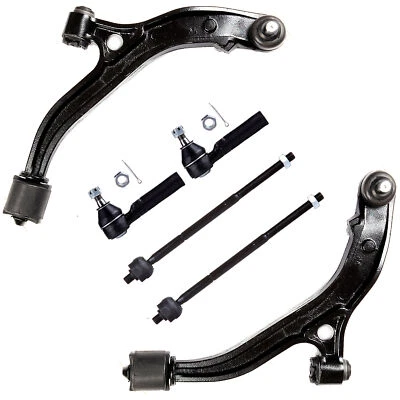 6x Front Lower Control Arm Tie Rod End Kit For 1996-2000 Dodge Grand Caravan - Image 1 of 4