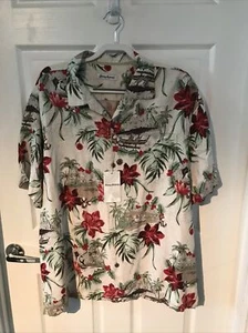 Tommy Bahama Hawaiian Christmas Silk Shirt XXL (FINAL CLEARANCE) - Picture 1 of 3