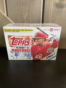 2021 TOPPS SERIES 1 BASEBALL FACTORY SEALED MEGA BOX  - Picture 1 of 4
