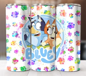 Bluey 20oz Stainless Steel Tumbler - Insulated Mug - Picture 1 of 8
