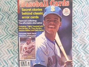 VTG NOV 1989 Ken Griffey Jr Rookie Insert Card Baseball Cards Magazine MINT MINT - Picture 1 of 3