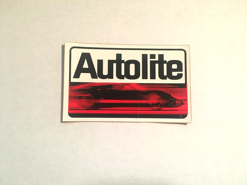 1968 AUTOLITE VINTAGE ORIGINAL RACING DECAL STICKER FORD GT VERY RARE MINT NOS - Image 1 of 1