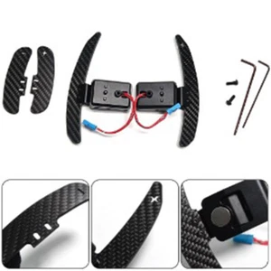 Carbon Fiber Steering Wheel Magnetic Paddle Shifters For BMW F20 F22 F23 F80 F82 - Picture 1 of 8