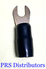 0 / 1 Gauge Black Gold Fork Terminal 0 / 1 AWG Wire terminal with 7/8" Hole