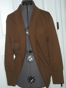*ALLISON BRITTNEY ABRIGO/CHAQUETA TALLA S VESTIDO MARRÓN O INFORMAL LIGERO NUEVO CON ETIQUETAS - Imagen 1 de 3