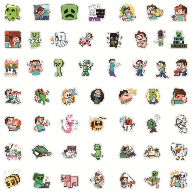 Minecraft Creeper Sticker for Sale by qloc