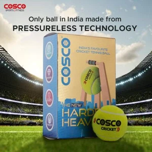 Cosco Ball (6)Cricket Tennis Ball, Pack of 6 - Picture 1 of 8