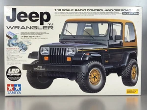 New Tamiya R/C 1/10 Jeep Wrangler 4WD CC01 Chassis with "ESC +LED Light Edition" - Picture 1 of 19