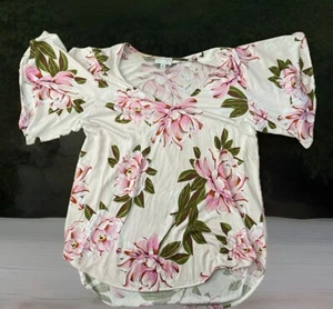 Beautiful Witchery White Floral Blouse-Workwear-Casual-Comfy-Size M - Picture 1 of 7