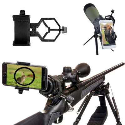 Cell Phones Camera Adapter Telescope Binocular Holder Spotting Rifle Scope Mount