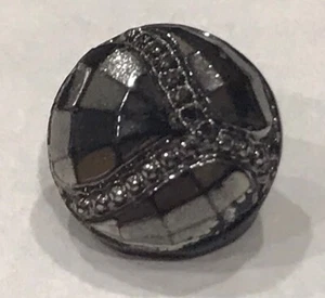 Buttons Shank Glass Matching 9 Antique 3/8" Victorian Re-enactment Clothing Nice - Picture 1 of 6