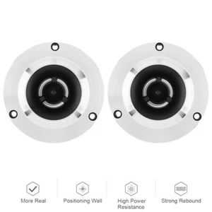 4Inch Bullet Super Tweeters 1500W Max 8-ohm Car Audio Hifi Speaker Horn Modified - Picture 1 of 12