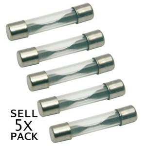 Paquete de 5 fusibles de soplo rápido Steren 250 VAC, 1,5 A, AGC - 100-004 - Imagen 1 de 1