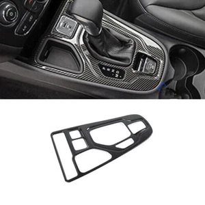 Para consola de automóvil Jeep Cherokee 2019-2022 borde de panel de cambio de marcha de fibra de carbono - Imagen 1 de 6
