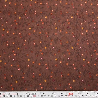 Ткани Butterfly Kisses Nancy Davis Murty Andover коричневый хлопок на ПОЛОВИНУ ЯРДА - Изображение 1 из 2