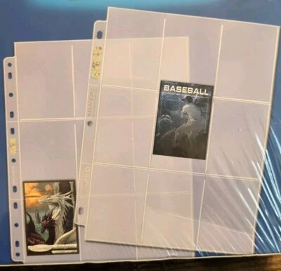 Fundas para tarjetero coleccionables Ultra PRO 100 Ct 9 bolsillos serie plateada Foto 1 de 4