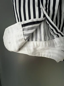 H & M Bluse,Schwarz/weiße Streifen,Damenbluse,Klassiker,Gr.40,72%Cotton+andere - Bild 1 von 2