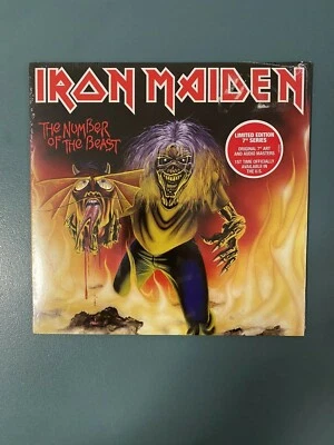 Iron Maiden ‎– The Number Of The Beast 7" Vinyl 2014 U.S Press MINT/SEALED RARE! - Image 1 of 2