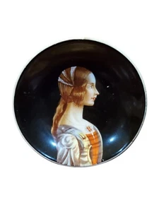 VTG Richard Ginori Italy  Hand Painted Portrait Decorative Plate RARE - Picture 1 of 6