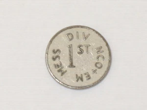 Vietnam US Marines 1st Division NCO + EM Open Mess Trade Token - Bild 1 von 3