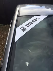 car sales diesel corner logo slogen flash stickers x10 - Picture 1 of 1