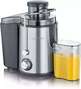 CENTRIFUGA ESTRATTORE DI SUCCO PER FRUTTA E VERDURA 400w POLPA LAME ACCIAIO - Foto 1 di 7