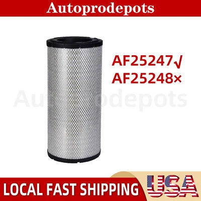 Filtro de aire 1 pieza AF25247 P534816 compatible con Kenworth Peterbilt Freightliner LAF4816 Foto 1 de 4