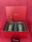 NIB NEW FLAWLESS Glass BACCARAT France Pair SILHOUETTE Crystal HIGHBALL TUMBLERS