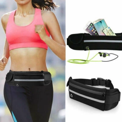 Jogging Running Outdoor/Gym Cycling Bum Bag Casual Waist Belt Pouch Sports Phone - Image 1 of 4