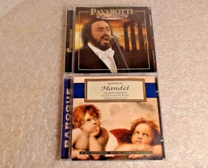 Pavarotti cd PA 61722 and Baroque Handel cd 2502DDD - Picture 1 of 13