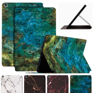 Marble Leather Case Flip Stand Cover For Samsung Galaxy Tab A7 10.4" T500 T509 - Picture 1 of 30