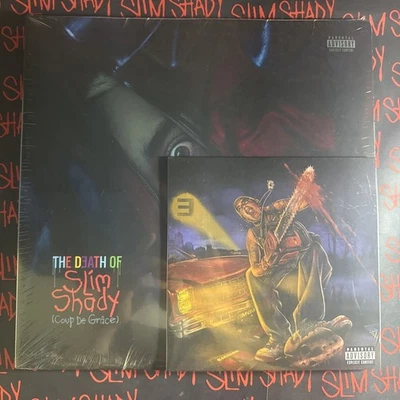 EMINEM THE DEATH OF SLIM SHADY (COUP DE GRÂCE) LIMITED MARBLE Spotify Fuel Remix - Image 1 of 4