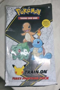 Pokemon TCG First Partner Pack KANTO 25th Anniversary Train On Oversize Cards - Picture 1 of 2