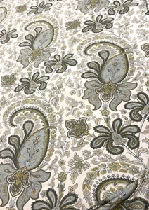 POTTERY BARN Siena Paisley Full-Queen Bettbezug & 1 Standard Bettbezug. Blaugrün - Bild 1 von 9