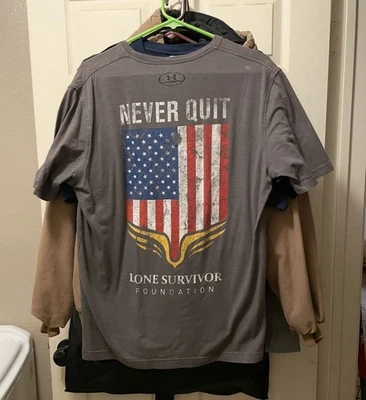 Under Armour Men's Freedom Lone Survivor Foundation Shirt Military Medium - Image 1 of 4