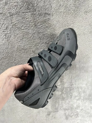 Zapatos de ciclismo Shimano Sh-M 120G para hombre talla 9 correa EE. UU. gris UE 43 bicicleta Foto 1 de 4