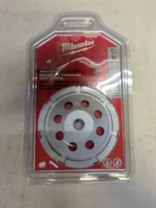 Milwaukee 49-93-7700 4" Diamond Cup Wheel Single Row - Picture 1 of 5
